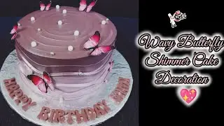 Butterfly Shimmer Cake Decorating Tutorial