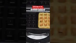 HOW TO MAKE HOMEMADE WAFFLES 🧇 #shorts #youtubeshorts #shortsfeed #viral #waffles #trending