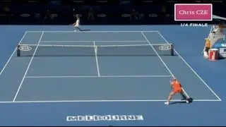 Elena Dementieva v. Carla Suarez Navarro 2009 AO QF highlights