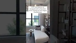 You find me on Youtube and 33 day later, you close on your home in Naples Florida