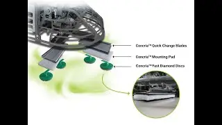 Concria Power Trowel polishing system