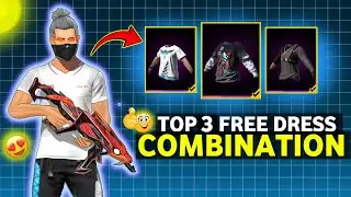 Top 3 Free Style Dress Combination🔥||Free Fire Dress Combination||FF Combination 