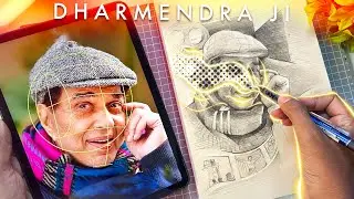 Drawing Dharmendra Ji 🙏// #ripdharmendra