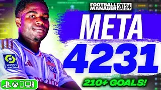 Моя тактика META Narrow 4231 FM24! (210+ голов) | Лучшая тактика FM24