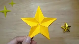 origami 5-pointed star | modular origami