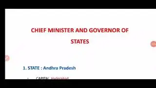 State CM, Capital And Governors 2022 Tricks | CM Governor List Current Affairs 2022 | 15 JULY 2022