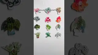 Some cute refrigerator magnets #plants #begonia #plantlover #indoorflowers #magnet #garden