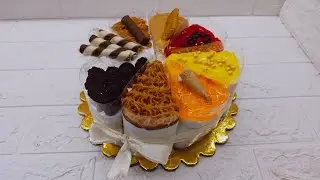تورته عيد ميلاد مقاس ٢٠ وعملت من بواقي الكيك تورته كمان اقتصاديه جدا مع سعر البيع 👌💪😊