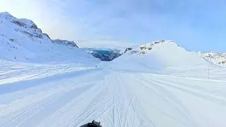 Skiing ⛷️Valtournenche Slope 1 Ski Run | 7 km | 1372 m Drop | Near Matterhorn and Cervinia