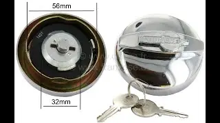 Tankdeckel Citroen 2CV -  abschließbar, sehr nobel. 16879