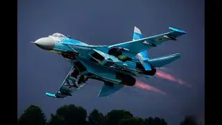 Russia's SU-57 stealth fighter strikes Ukrainian SU-27 with long-range missile | #su57