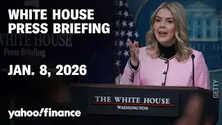 White House press secretary Karoline Leavitt holds press briefing