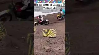 50 Year Old Bikes Battle to the FINISH #dirtbike #vintage #daytona #supercross #racing #viralvideo