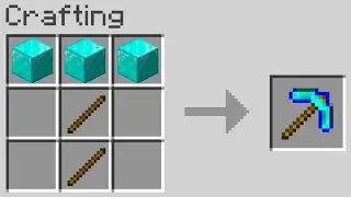 Minecraft UHC but you can craft a diamond block pickaxe..
