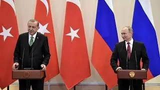 Vladimir Putin and Recep Tayyip Erdogan gave a joint news conference following the talks. (Eng Sub)