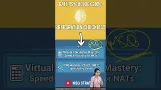 GATE XH Psychology Expected Questions - High Yield Topics #gate2026 #gatepsychology #XH