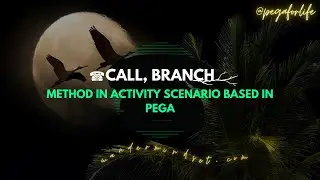 Call And Branch Method in Activity (Scenario Based) With Pega