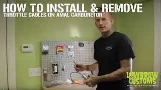 How to Install / Remove Amal Carburetor Cable - DIY Tech Tip