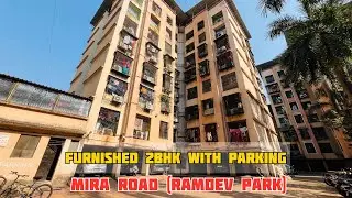 Furnished 2BHK with Parking Flat For Sale At Mira Road Near Ramdev Park 