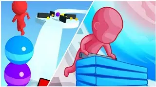 ✅Stack color vs Stack Rider ALL LEVEL Android ios gameplay
