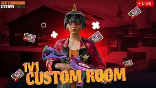 BGMI TDM CUSTOM ROOM LIVE 2v2, 4v4 | Rush Gameplay | BGMI | 1v1,