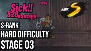 S-Rank - Hard Difficulty - Stage 3 - Cargo Ship - Maniac Trophy - Streets of Rage 4
