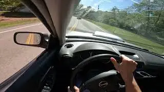 2004 WRX chases Mazda MX-5 Miata through Ohio backroads 