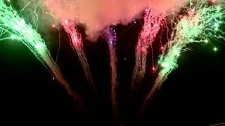 Rapid Firing Multi Coloured Crossette Effect #EpicFireworks