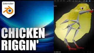 Rigging in Blender - Easy Chicken