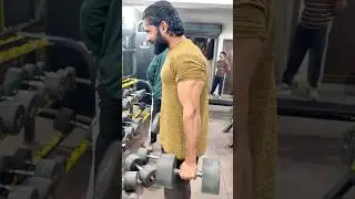 Heavy hammer curls 👀🥵💪 #trending#viral#viralvideo#chest#explore#gym#reels#shorts#viraltiktok#love