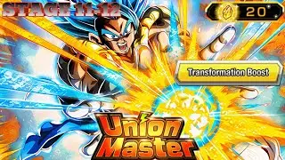 ALL MISSIONS COMPLETED! UNION MASTER STAGE 11 & 12 VS GOGETA BLUE - Dragon Ball Z Dokkan Battle