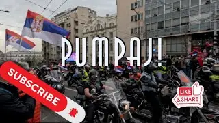 4K Cycling Through Belgrade: The Biggest Protest in Serbia's History! (March 15, 2025)