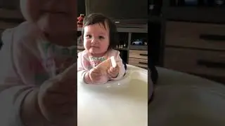 Baby Tries Gerber Teethers for the First Time!