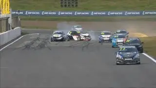 SMP RSKG (Touring-Light 1600) 2017. Race 2 KazanRing. Crashes