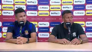 Rueda de prensa de Barranquilla tras su partido con Patriotas