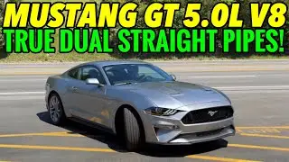 2022 Ford Mustang GT 5.0L V8 w/ TRUE DUAL STRAIGHT PIPES!