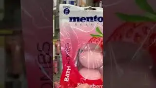 I JUST FOUND MENTOS BATH BOMBS AT DOLLAR TREE!!!🍓