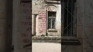 #КИШИНЕВ Послевоенные надписи на стенах домов: Cebotari 3, быв. улица Горького