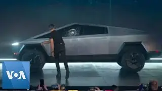 Tesla Suffers Broken Glass Mishap at Launch of New Truck