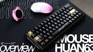 Let's take a look at the WLMOUSE HUAN mouse and WLMOUSE HUAN63 keyboard with Nha Xanh!