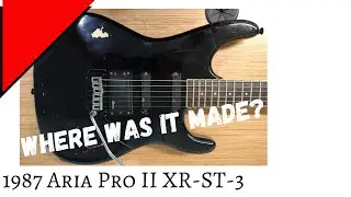 Aria Pro II XR-ST-3 Guitarchaeology with RJ's Cave