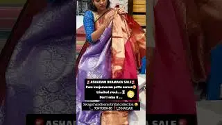 50% discount 🤩 on bridal sarees,ASHADAM MEGA SALE|SWAGATHANDLOOMS cell:-9347008488 #ashadam #sarees
