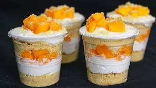 Mango Graham Float In Cup | Mango Dessert Box Recipe | Yummy Mango Dessert