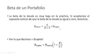Costo de Capital Promedio Ponderado (WACC)