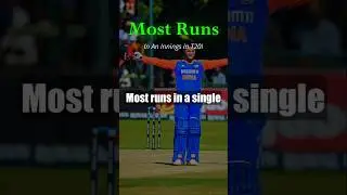 Unstoppable! Highest Runs in a T20I Innings 😱 | Record Breakers