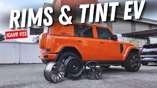 First Mod EV V23 &ndash; Beli Rims & Pasang Security Tinted