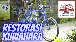 RESTORASI SEPEDA VINTAGE KUWAHARA SIZE 21 inch MEWAH #sepedafederal