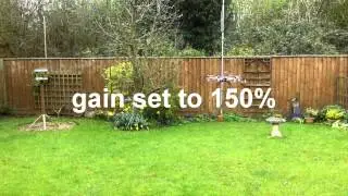 DJI F550 dynamic gain adjustment in-flight
