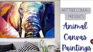 Animal Canvas Paintings | Animal Wall Art | Animal Art Prints