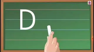 Tutorial of how to write Letter D ( by Hema ma'am)